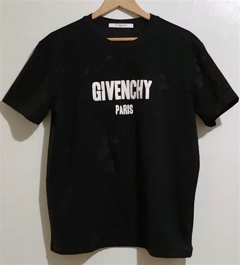 givenchy star shirt|Givenchy distressed t shirt.